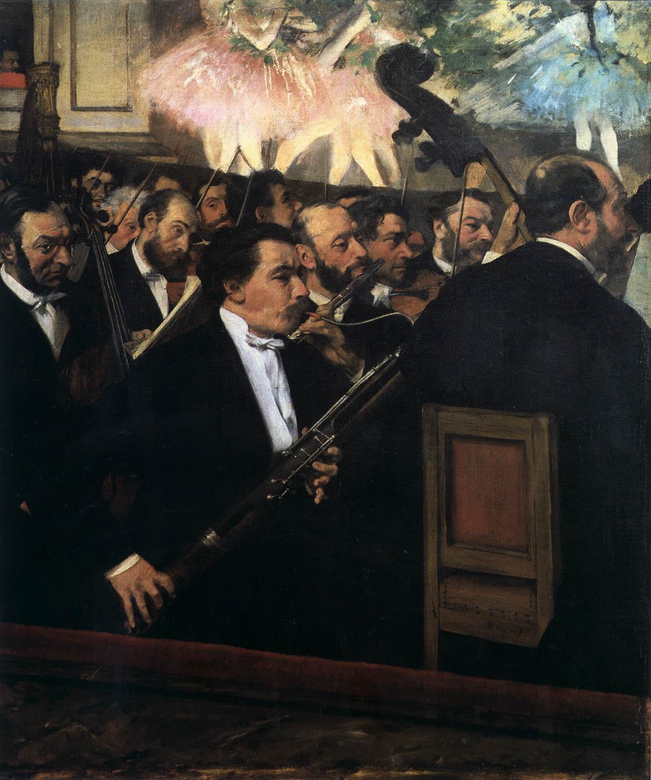La orquesta de la Ópera, de Edgar Degas